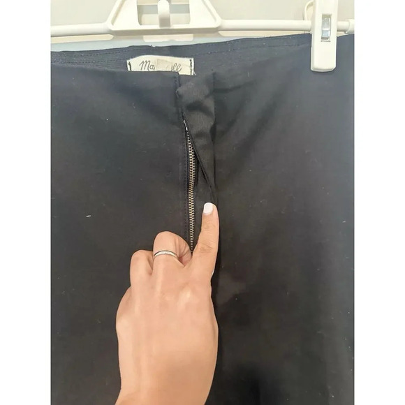 MADEWELL BLACK FRASER DEMI BOOT PONTE BLACK PANTS SIZE 29 1326 - Picture 13 of 14